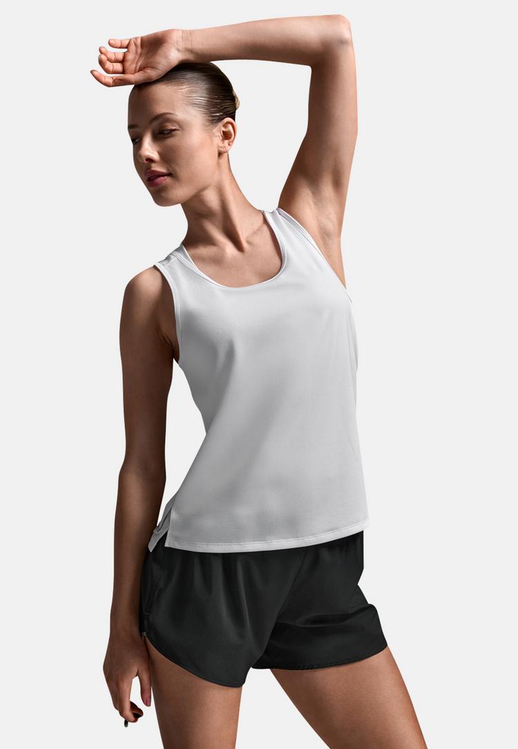 2XU 2XU Aero Mesh Singlet Funktionsshirt Damen - white-silver reflective - 2 | SportScheck