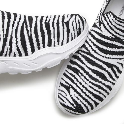 Rückansicht von FRENCH CONNECTION Sneaker Sneaker Damen schwarz -weiß