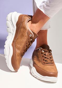 Rückansicht von Lascana Sneaker Sneaker Damen camelfarben