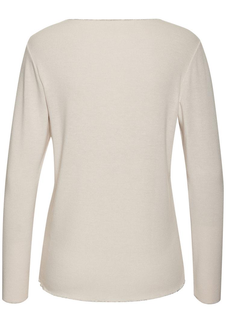 Lascana Lascana Langarmshirt Langarmshirt Damen - sand - 0 | SportScheck