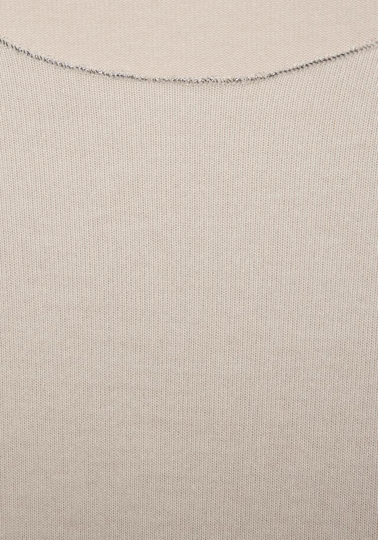 Lascana Lascana Langarmshirt Langarmshirt Damen - sand - 0 | SportScheck