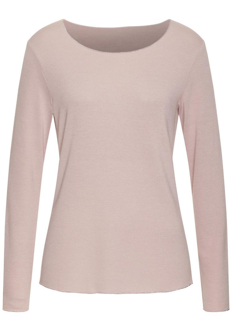 Lascana Lascana Langarmshirt Langarmshirt Damen - rosa - 0 | SportScheck