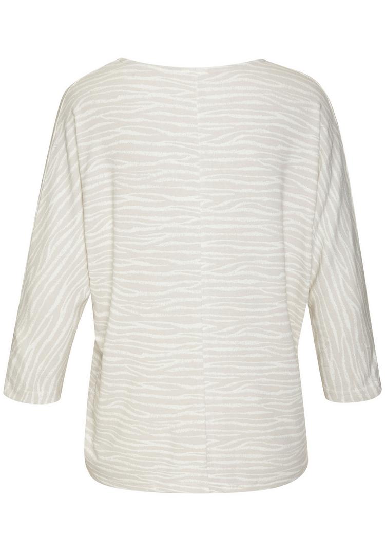 Lascana Lascana 3/4-Arm-Shirt Longshirt Damen - sand - 0 | SportScheck