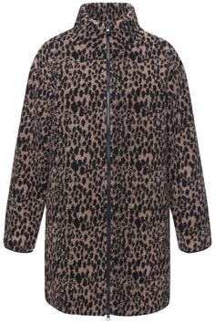 Lascana Fleecejacke Fleecejacke Damen leo-braun
