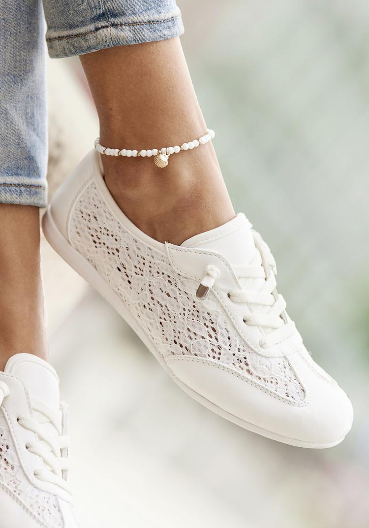 Lascana Lascana Sneaker Sneaker Damen - wei&szlig; - 0 | SportScheck