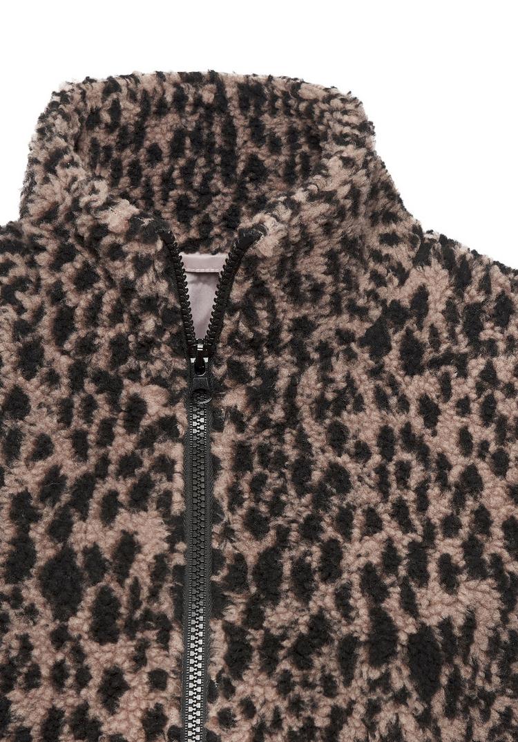 Lascana Lascana Fleecejacke Fleecejacke Damen - leo-braun - 0 | SportScheck