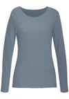 Lascana Langarmshirt Langarmshirt Damen - hellblau