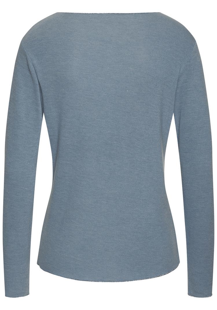 Lascana Lascana Langarmshirt Langarmshirt Damen - hellblau - 0 | SportScheck