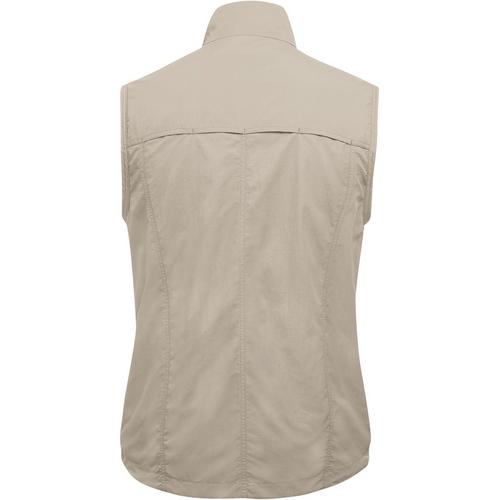 Rückansicht von Maier Sports Valdemar Outdoorweste Herren Steingrau