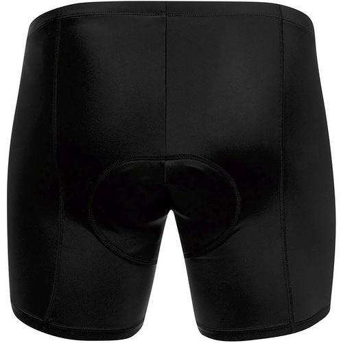 Rückansicht von Maier Sports Cycling Boxer Fahrradunterhose Herren Schwarz