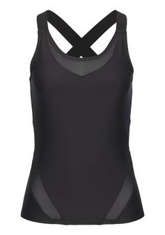 LASCANA Active Sporttop Funktionstank Damen anthrazit