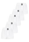 Lousy Livin Plain 5 Pack Boxershorts Unterhose Herren - White