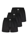 Lousy Livin 3Pack Boxershorts Plain 3 Pack Unterhose Herren - Black