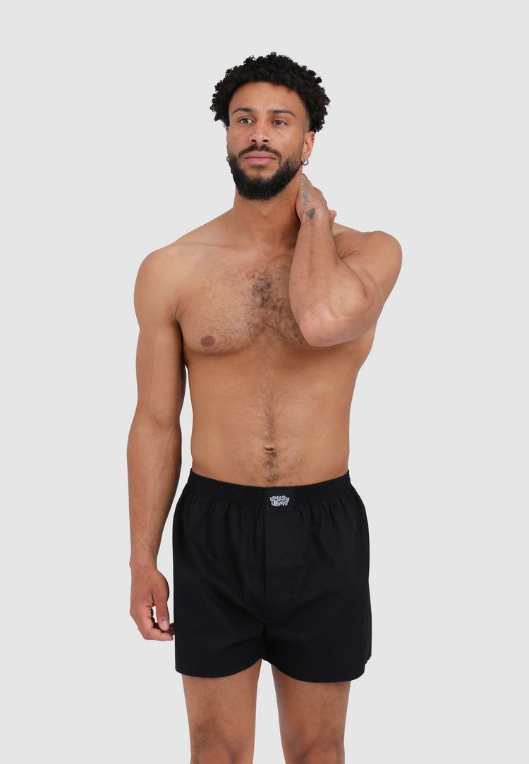Lousy Livin Lousy Livin 3Pack Boxershorts Plain 3 Pack Unterhose Herren - Black - 0 | SportScheck