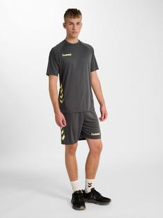 Rückansicht von hummel hmlPROMO SET Trainingsanzug Herren BLACKENED PEARL