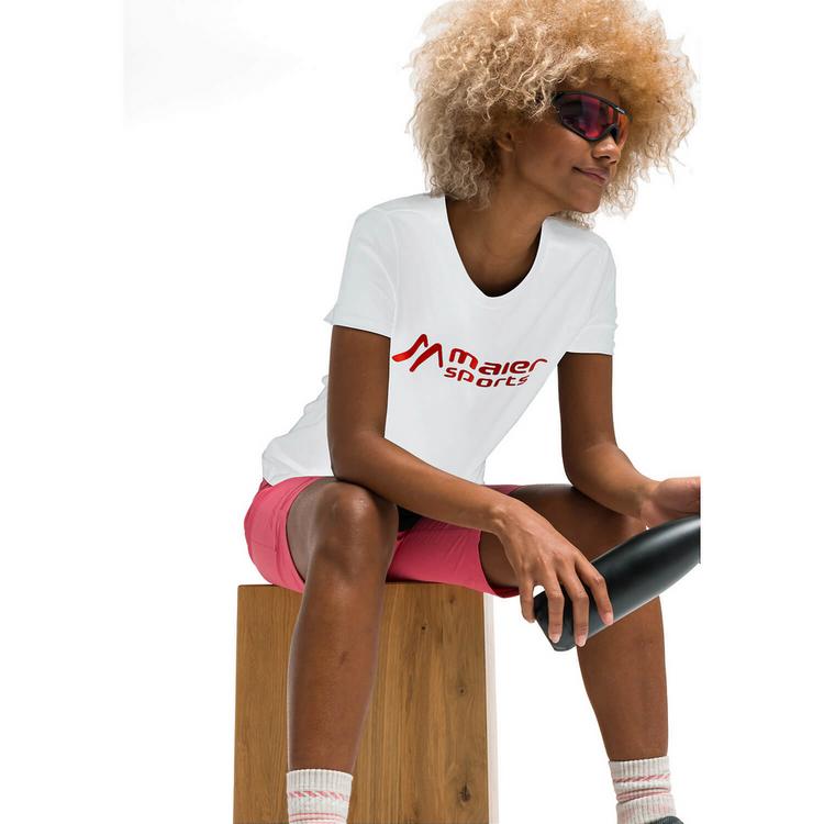 Maier Sports Maier Sports MS Tee T-Shirt Damen - Wei&szlig; - 1 | SportScheck