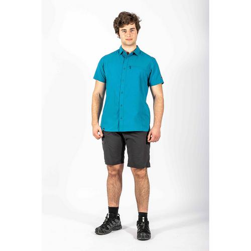 Rückansicht von Maul Sport Alberta elastic Trekkinghose Herren Anthrazit