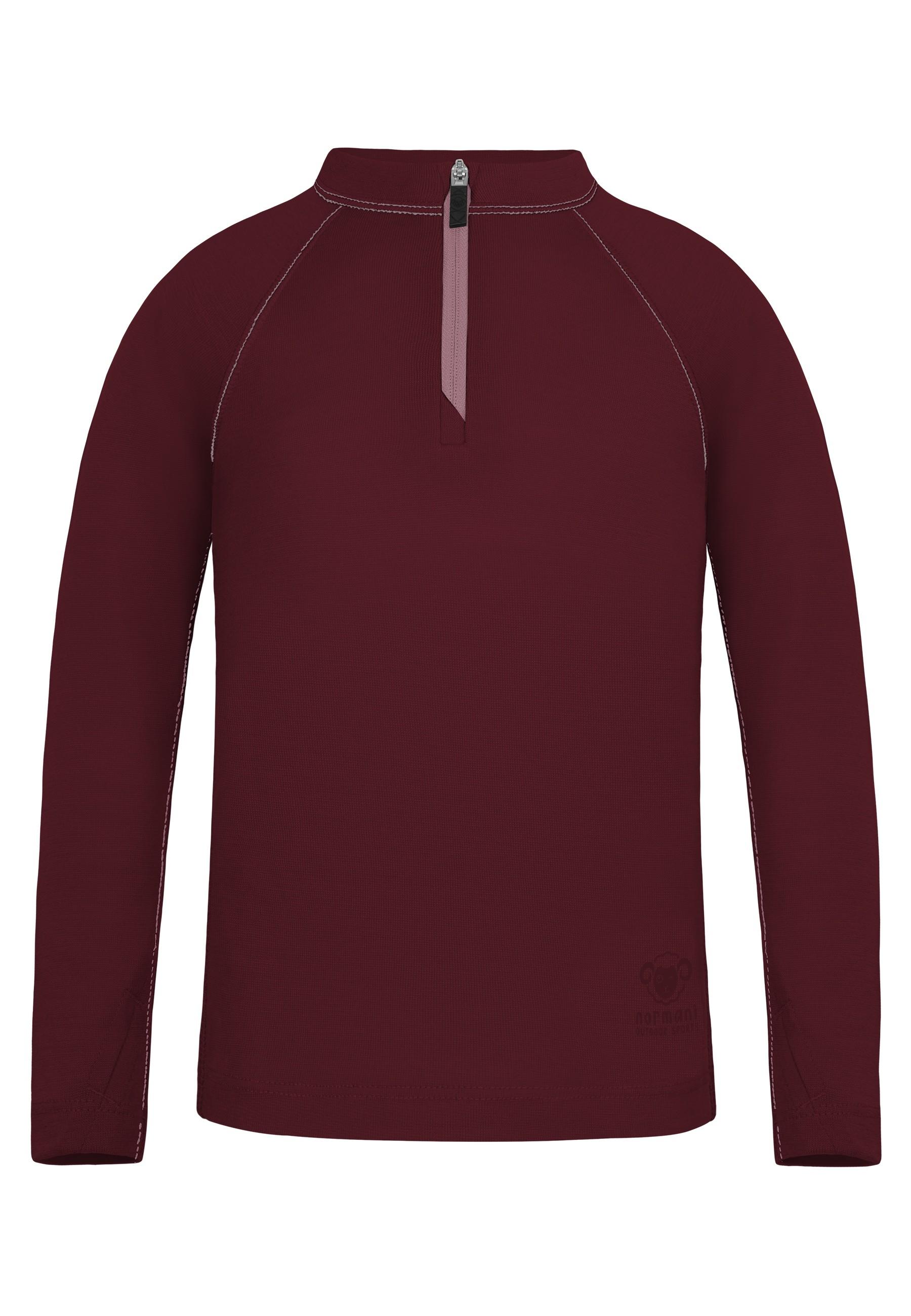 normani Outdoor Sports Nyapari Funktionssweatshirt Kinder - Bordeaux