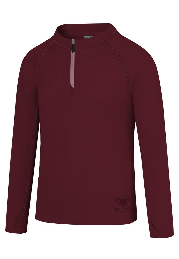 normani Outdoor Sports normani Outdoor Sports Nyapari Funktionssweatshirt Kinder - Bordeaux - 2 | SportScheck