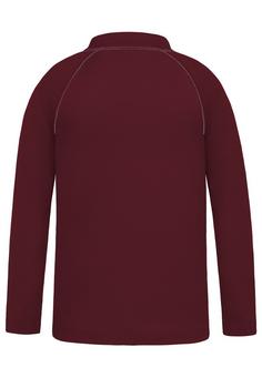 Rückansicht von normani Outdoor Sports Nyapari Funktionssweatshirt Kinder Bordeaux