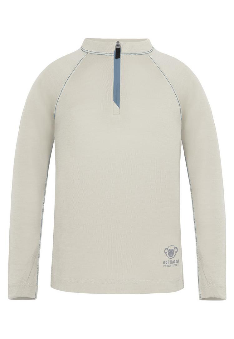 normani Outdoor Sports normani Outdoor Sports Nyapari Funktionssweatshirt Kinder - Wollwei&szlig; - 0 | SportScheck