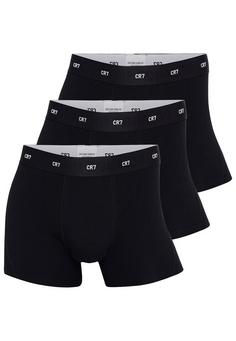 CR7 Cristiano Ronaldo CR7 Bamboo, Trunk 3-pack FSC Wäscheset Herren schwarz