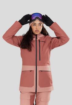 Rückansicht von FUNDANGO Poplar ECO Winterjacke Damen orchid mist