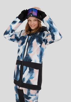 Rückansicht von FUNDANGO Poplar ECO Winterjacke Damen vintage blue