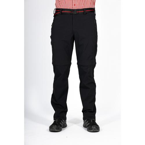Rückansicht von Maul Sport Zip-Off Ontario II Trekkinghose Herren Schwarz