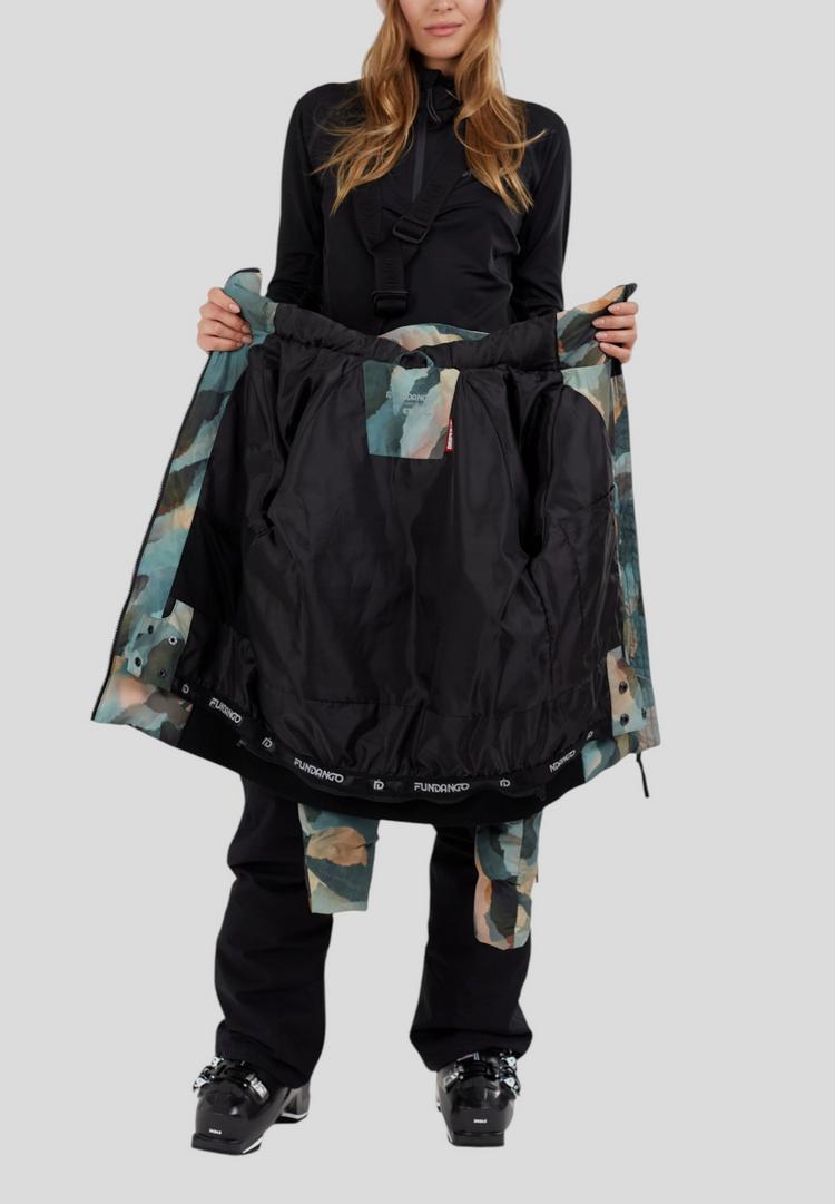 FUNDANGO FUNDANGO Zina Padded Winterjacke Damen - Forest Night - 3 | SportScheck