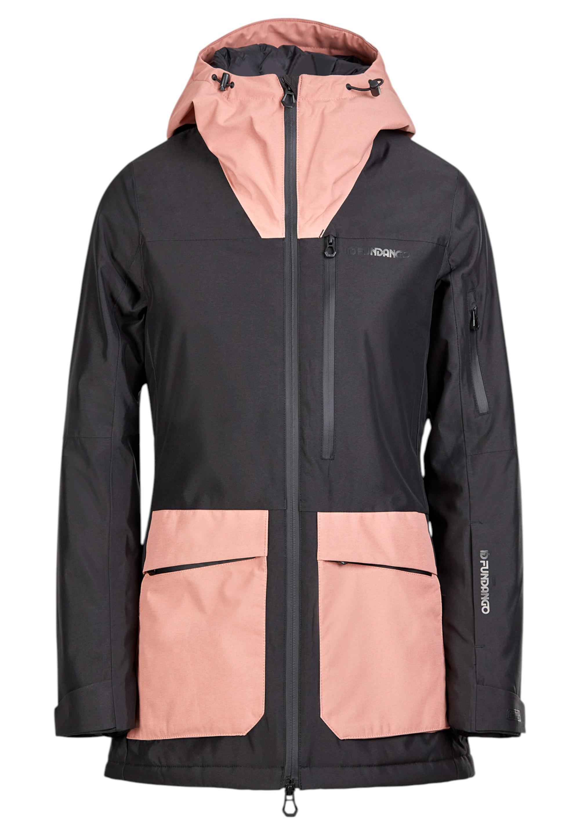 FUNDANGO Poplar ECO Winterjacke Damen - coal black