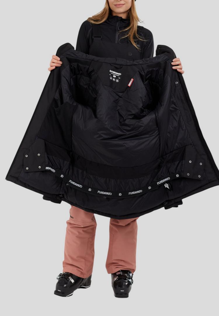 FUNDANGO FUNDANGO Poplar ECO Winterjacke Damen - coal black - 3 | SportScheck