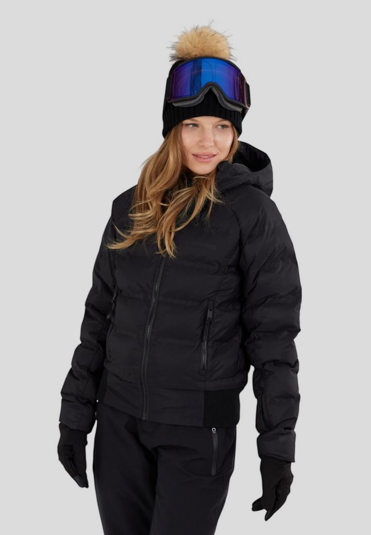 FUNDANGO FUNDANGO Zina Padded Winterjacke Damen - schwarz - 0 | SportScheck