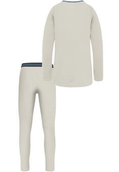 Rückansicht von normani Outdoor Sports Wäscheset Wollweiß