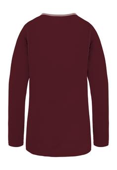 Rückansicht von normani Outdoor Sports Bilingurr Funktionssweatshirt Kinder Bordeaux