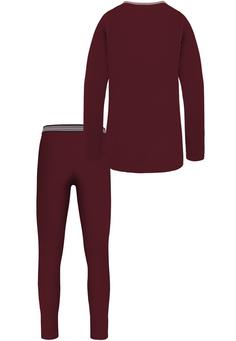 Rückansicht von normani Outdoor Sports Wäscheset Bordeaux