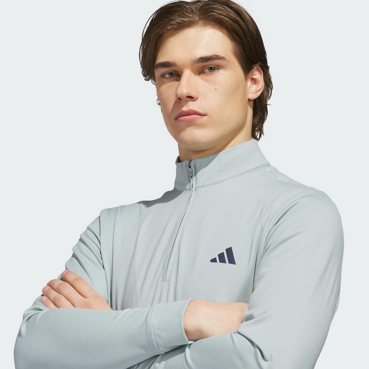 adidas adidas Ultimate365 Classic Quarter-Zip Funktionssweatshirt Herren - Wonder Sage - 0 | SportScheck