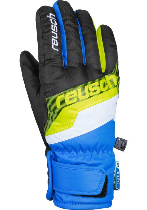 Rückansicht von Reusch Dario R-TEX XT Junior Skihandschuhe black / brilliant blue