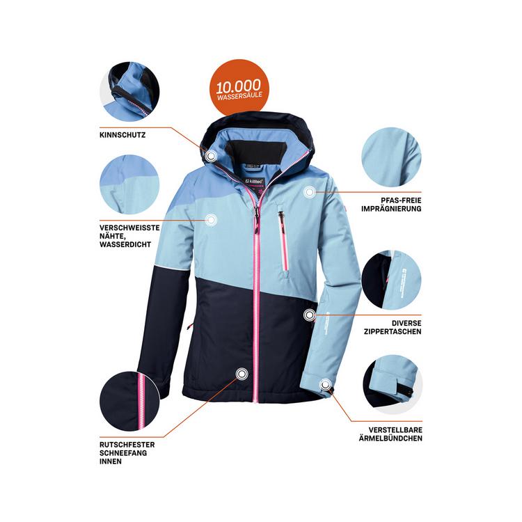KILLTEC KILLTEC KSW 331 GRLSJCKT Skijacke Kinder - Blau302 - 3 | SportScheck