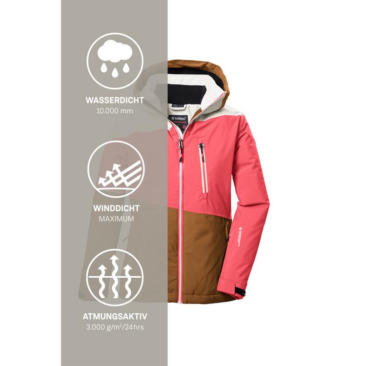 KILLTEC KILLTEC KSW 331 GRLSJCKT Skijacke Kinder - Orange5030 - 4 | SportScheck