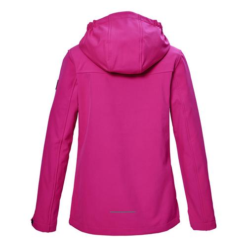 Rückansicht von KILLTEC KOS 145 Softshelljacke Kinder Pink4710