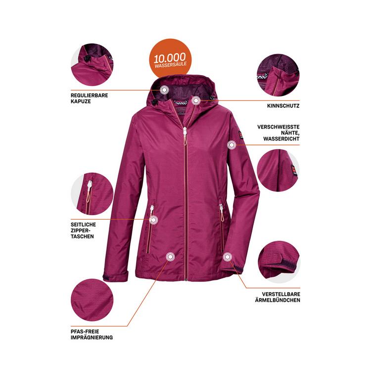 KILLTEC KILLTEC KOS 108 Softshelljacke Damen - Rot4542 - 3 | SportScheck