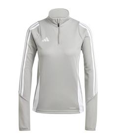 adidas Tiro 24 Trainingsjacke Damen Funktionssweatshirt Damen grauweiss