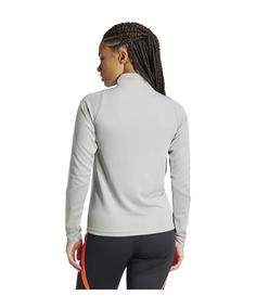 Rückansicht von adidas Tiro 24 Trainingsjacke Damen Funktionssweatshirt Damen grauweiss