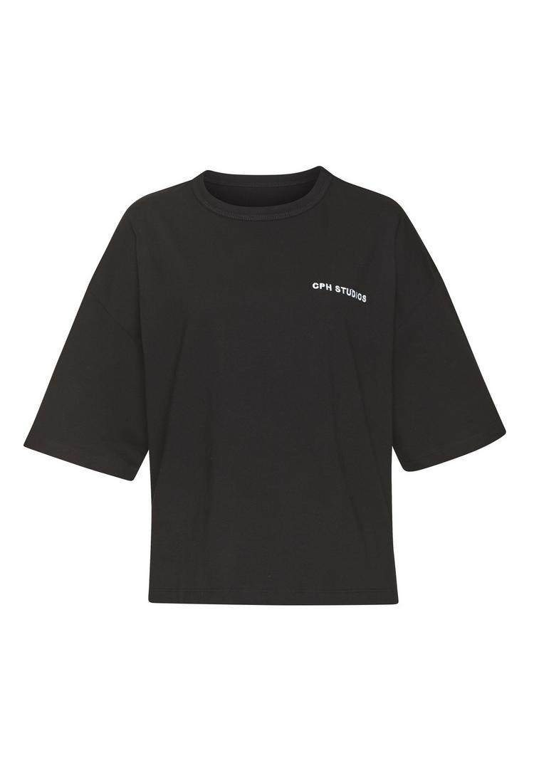 Copenhagen Studios Copenhagen Studios Oversize-Shirt T-Shirt Damen - schwarz - 0 | SportScheck