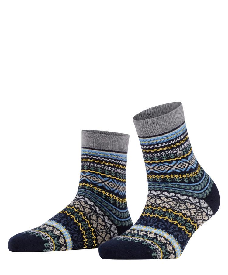 Burlington Burlington Authentic Fair Isle SSO Socken Damen - marine (6120) - 0 | SportScheck