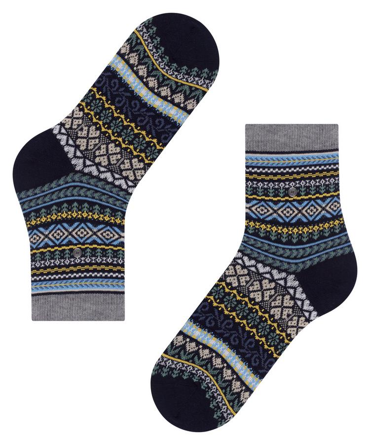 Burlington Burlington Authentic Fair Isle SSO Socken Damen - marine (6120) - 2 | SportScheck