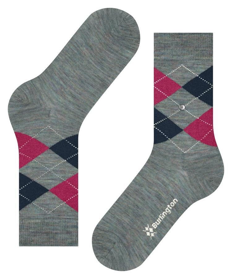Burlington Burlington Marylebone Melange SO Socken Damen - venice blue (6338) - 2 | SportScheck