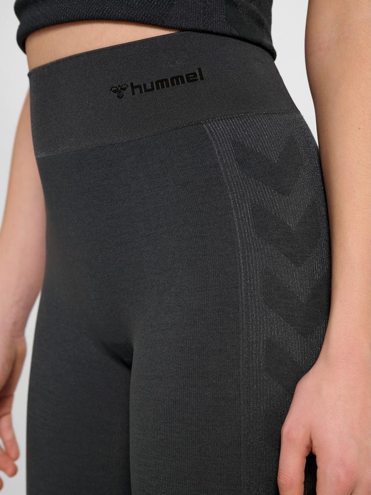 hummel hummel hmlCLEA SEAMLESS MID WAIST TIGHTS Tights Damen - EBONY - 3 | SportScheck