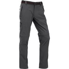 Maul Sport Zip-Off Ontario II Trekkinghose Herren Grau